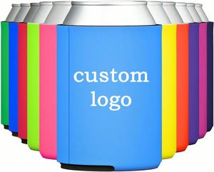 Portavasos de Neopreno Personalizado OEM, Enfriador de Latas, Portavasos para Cerveza, Bebidas, Café, Botellas, con Logotipo Impreso por Sublimación - Product Image 1