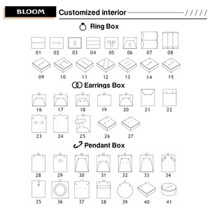 Scatola per Gioielli in Carta Kraft Quadrata con Logo Personalizzato, Cassetto Scorrevole in Cartone per Anelli e Collane, Inserto in Schiuma Vellutata, Design Elegante - Product Image 3