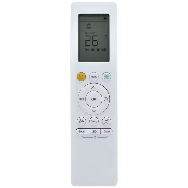 New RG10A(B2S)/BGEF Plastic Waterproof Rechargeable Battery AC Remote Control Midea Air Conditioner Backlight 10m Control