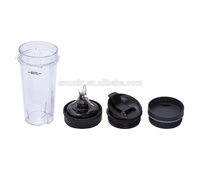 2 pack 16oz Tasse de Mélangeur Ensemble pour Nin Pièces De Rechange Tasse À Usage Unique avec Couvercle Digne nin Série BL770 BL780 BL660 BL740 BL8