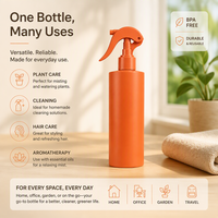 Bouteilles à pulvérisateur personnalisées en HDPE de 60 ml, 100 ml, 120 ml, 200 ml, 240 ml, 250 ml pour produits de nettoyage professionnel et de surface