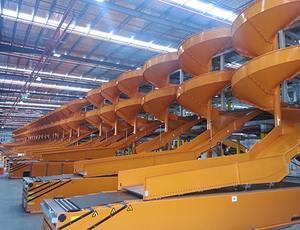 Transportador Espiral de Gravidade Ajustável em Aço Inoxidável Truelisort, Antiestático, Durável e Multifuncional para Armazém - Product Image 3