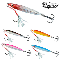 Aotuo Leurre Métallique Coulant à Double Hameçon 10g 15g 20g 30g 40g pour la Pêche en Eau Salée - Vente Chaude