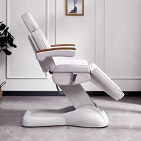 Chaise de massage réglable entièrement électrique Lit de table pour le traitement du visage et du corps Épilation