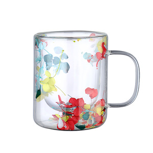 Quà Tặng Mới Sản Phẩm 250Ml <span class=keywords><strong>Amazon</strong></span> Bán Hoa Khô Bên Trong Hai Lớp Sữa <span class=keywords><strong>Espresso</strong></span> Cà Phê Cốc Cốc Thủy Tinh - Product Image 6