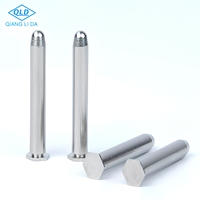 Vis de positionnement hexagonale en acier inoxydable usinée CNC, à rivetage, pour trou aveugle, marque QLD