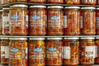 Tomates Secados al Sol en Aceite de Girasol 314 ml Selección GVERDI Comida Italiana Condimentos Aperitivos Hecho en Italia