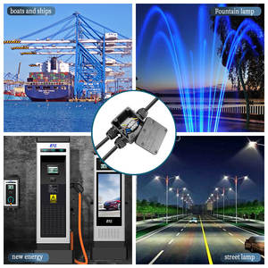 FSH712-caja de empalme eléctrico exterior, Cable de alimentación de 3 vías, resistente al agua, Cable subterráneo, conector de protección - Product Image 6