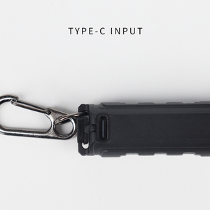 <strong>Mini</strong> Size with Keychain Zooming Flashlight USB LED Rechargeable <strong>Torch</strong> Work Light Small Pocket Flashlights - Product Image 3