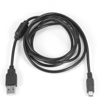 Singrain — câble de recharge USB pour manette Sony Playstation, 1 pièce, 1.8m, contrôleur sans fil avec anneau magnétique, noir, pour ps3