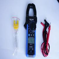 Multimètre numérique à pince VALUE, testeur de courant et de tension AC/DC, compteur électrique portable pour travaux de réparation CVC
