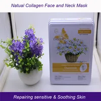 Masque en feuille de niacinamide pour le visage et le cou, raffermissant, pour tous types de peaux