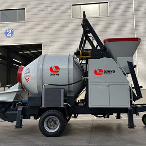 Bomba mezcladora de hormigón con motor diésel JBS40, bomba de hormigón móvil a la venta - Product Image 1