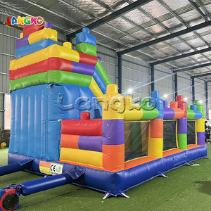 Castillos Inflables para Fiestas, Bloques de Construcción Mágicos, Castillo Hinchable, Castillo de Brinco Inflable para Niños con Parque Acuático - Product Image 5