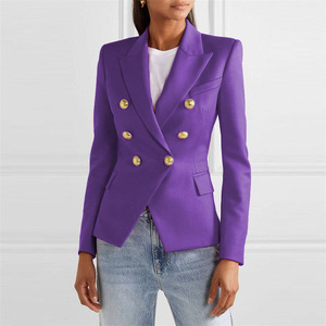 Blazer Casual de Mujer para <span class=keywords><strong>Primavera</strong></span>/<span class=keywords><strong>Verano</strong></span>/Otoño/<span class=keywords><strong>Invierno</strong></span>, Cierre de un Botón, Color Sólido, Corte Regular - Product Image 2