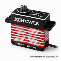 Servomoteur numérique sans balais XQ POWER 35KG, 210 degrés, couple élevé, 8.4V HV, engrenage en acier inoxydable, étanche, boîtier en aluminium CNC