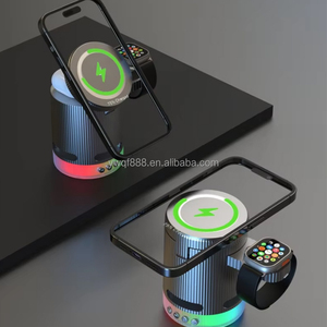 <span class=keywords><strong>New</strong></span> 4 trong 1 đa chức năng gấp từ sạc không dây <span class=keywords><strong>Bluetooth</strong></span> Loa RGB ánh sáng người giữ điện thoại cho điện thoại sạc - Product Image 5