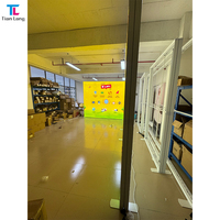 TianLang 10x20ft Stand d'exposition pour chaussures, présentoirs TV, idées de présentation, panneau d'stand pour salon professionnel, boîte à lumière