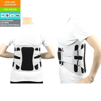 Ceinture de soutien orthopédique pour le dos et les douleurs lombaires, coussinets de soutien de la colonne vertébrale pour hernie discale, soulagement de la sciatique, conception durable en nylon enveloppante