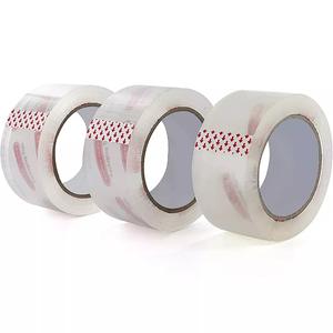 เทปบรรจุภัณฑ์สีน้ำตาลใส3นิ้วเทปกาวในตัวกันน้ำได้เทปกาวอะคริลิกร้อนละลายสำหรับเตือน - Product Image 1