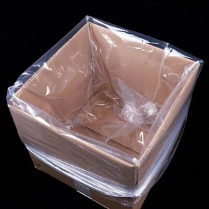 Poli sacchetti di plastica trasparente LDPE fondo aperto piatto resistente grande stampa piatta pacchetto alimentare sacchetto di rete termosaldatura accetta - Product Image 5