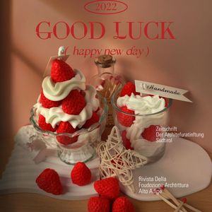 Strawberry Tart Scented <b>Candle</b> Cup Glass Dessert Bowl Birthday <b>Candles</b> Paraffin Handmade Novelty <b>Candle</b> - Product Image 2