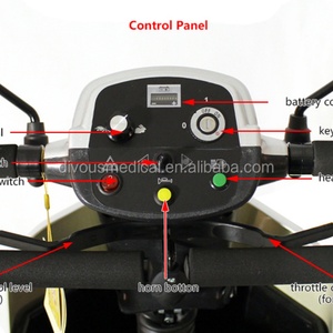 Supplier Prices High Quality Outdoor Four-wheeled Mobility <b>Rollator</b> <b>Walker</b> for Elderly Electric Scooter - Product Image 2