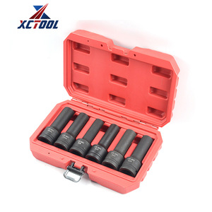 XCTOOL 6-Piece Socket <b>Set</b> Cr-Mo 10-22mm For Auto Repair Pneumatic <b>Tools</b> - Product Image 2