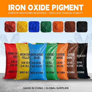 Poudre d'oxyde ferrique Fe2O3 pour céramique, béton, matériaux de construction écologiques, résistants à la décoloration, pigments de revêtement, vente en gros - Product Image 4