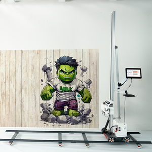 Imprimante à jet d'encre portative TMP1000 à mur vertical 3D Eco Solvent UV Facile à transporter Démonté Quatre pièces 1 an DX7 Flex Made China - Product Image 2