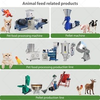 Machine d'extrusion pour la fabrication de granulés d'aliments flottants pour animaux (chats, poissons, chiens) et aliments pour poissons