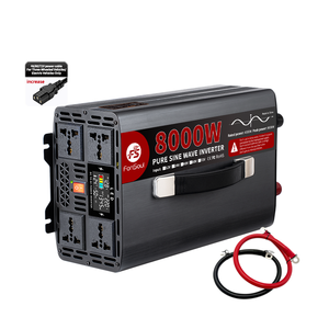 Convertisseur de courant 5000W 6000W 8000W Onde sinusoïdale pure Monophasé 30A DC12V vers AC 220V/110V pour l'automobile et les appareils électroménagers - Product Image 2