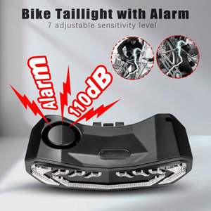 2200mah USB Rechargeable LED ABS Waterproof Smart Bicycle Turn Signal Tail <b>Light</b> Vibration Sensor Brake Bike Indicator <b>Light</b> - Product Image 4