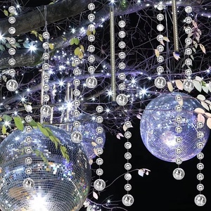 Guirnalda de Bolas de Discoteca Colgantes YY, Adornos Reflectantes con Mini Espejos para Fiestas, Bodas, Festivales, Cumpleaños - Product Image 4