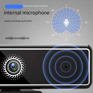 Cámara Externa USB 4K de Alta Definición CMOS 2K, Ideal para Clases <span class=keywords><strong>en</strong></span> Línea, Transmisiones <span class=keywords><strong>en</strong></span> Vivo, Cámara Web para Portátil - Product Image 2