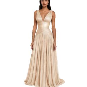 Abito <span class=keywords><strong>da</strong></span> <span class=keywords><strong>donna</strong></span> S4576L con scollo all'americana, elegante stile Hepburn, lungo fino al pavimento, in pizzo, silhouette a trapezio, per <span class=keywords><strong>laurea</strong></span>, banchetti e balli di fine anno - Product Image 5