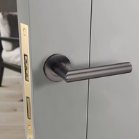 <strong>Best</strong> <strong>Selling</strong> Black Bedroom <strong>Lock</strong> Home Room Safety <strong>Door</strong> Lever Tubular <strong>Handle</strong> Wooden <strong>Door</strong> <strong>Handle</strong> Knob