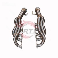 Sistema de Escape Valvetronic Vortex Titanium para Lamborghini Huracan EVO STO, Color Dorado, con Colectores de Igual Longitud, Sistema Completo