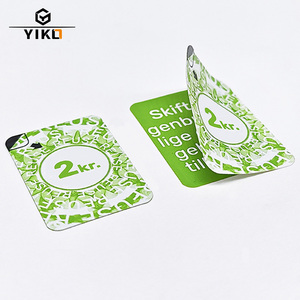 Etiqueta Adhesiva de Vinilo de Doble Capa Personalizada con Logotipo Yiko, Etiqueta Autoadhesiva de Doble Cara, Impermeable, Desprendible para Botellas - Product Image 1