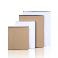 Scatole postali in cartone ondulato marrone all'ingrosso S M L scatole postali personalizzate per l'imballaggio di piccole imprese