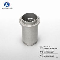 Douille à bride filetée en acier inoxydable usinée CNC sur mesure à 4 axes, base hexagonale à clavette, débavurée, pour usinage par électroérosion à fil, OEM, auto, avec devis rapide