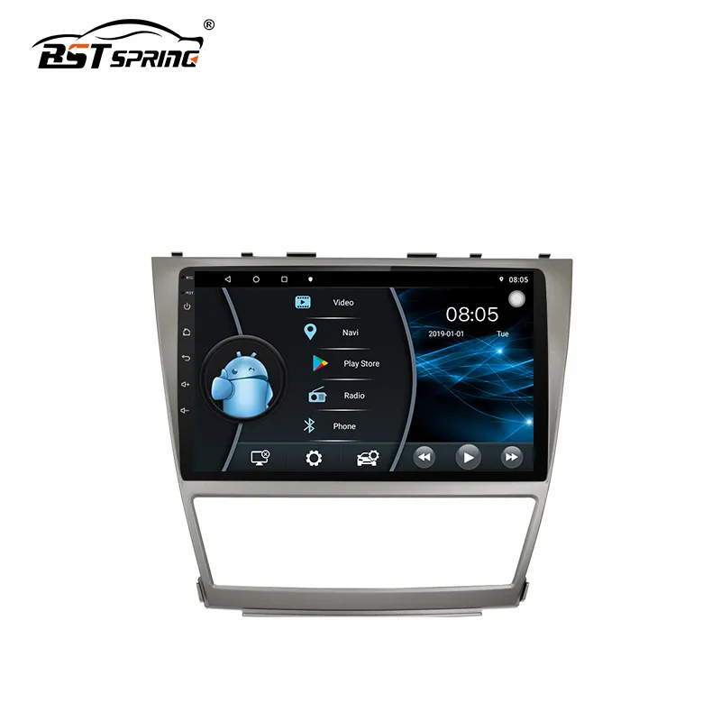 Bosstar 10.1 inch car video full touch screen dvd player radio for Toyota CAMRY 2006 2007 2008 2009 2010 2011 with wifi