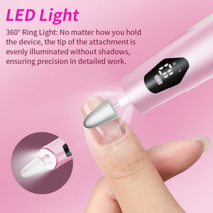 Machine à <span class=keywords><strong>ongles</strong></span> électrique professionnelle sans balais, lime à <span class=keywords><strong>ongles</strong></span> portable rechargeable, kit de manucure Efile - Product Image 6