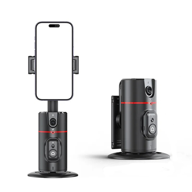 X607 Ai Intelligent P02 Gimbal Stabilizer 360 Rotation Auto Face Tracking Smart Phone Gimbals With Mobile Phone Holder