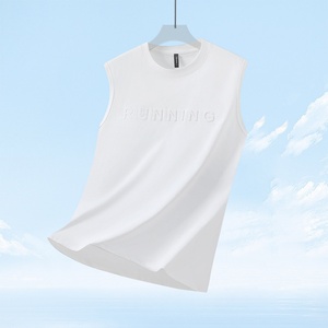 Camiseta sin Mangas Personalizada con Logotipo para Hombre, Informal, Ecológica y de Secado Rápido, Tejido de Algodón de Alta Calidad que se Suaviza con Cada Lavado - Product Image 3
