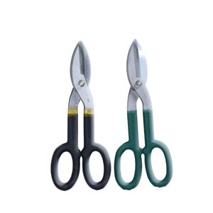 Tin Snips 8 Inch Steel Blade Plastic Coated Handle Anti Slip Grip Bypass Pruner For Diy Cutting Tools - Product Image 4
