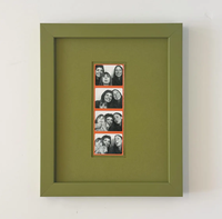 Marco de Fotos de Madera Colorido, Pinturas Surtidas para Impresiones de Tiras de Fotos, Regalo de Fotos Personalizado para Bodas y Fiestas, Acabado de Madera Rústica