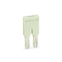 2 unidades de cable de puente 870-402 de 2 vías, aislado, gris claro, nuevo
