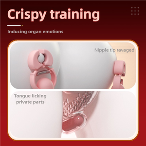 مشبك حلمة قوي 10 أوضاع هزاز مشابك ثدي محفز حلمة كهربائي مع مقبض تحكم في الحلمة للنساء - Product Image 5