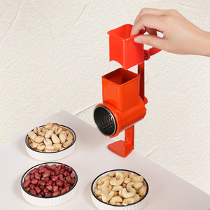 Outils manuels rotatifs en alliage d'aluminium pour légumes et fruits <span class=keywords><strong>Moulin</strong></span> à aliments en métal Outil de cuisine Râpe à fromage rotative - Product Image 4